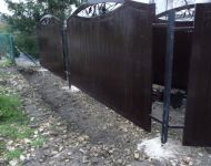 Wyry przed wykonaniem ogrodzenia 1